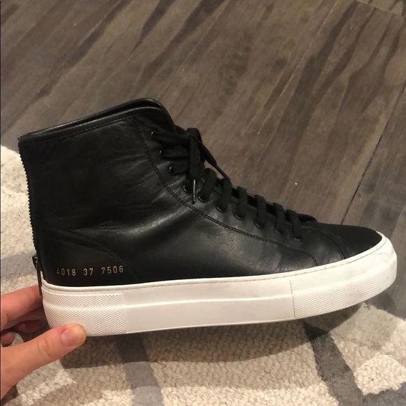 Gently Used Common Project hightops - Picture 1 of 5
